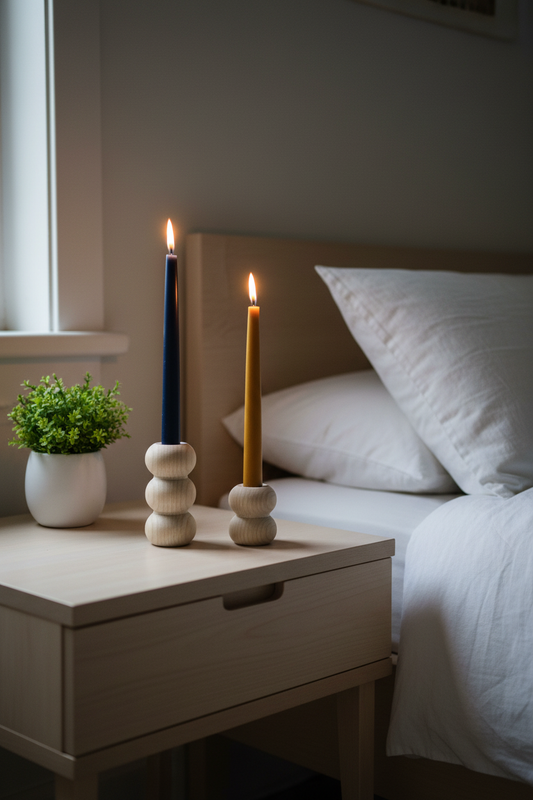 Bedroom Navy Mustard