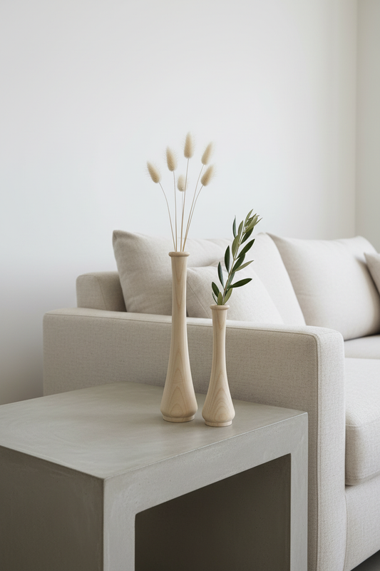Concrete Table Bunny Tail Olive