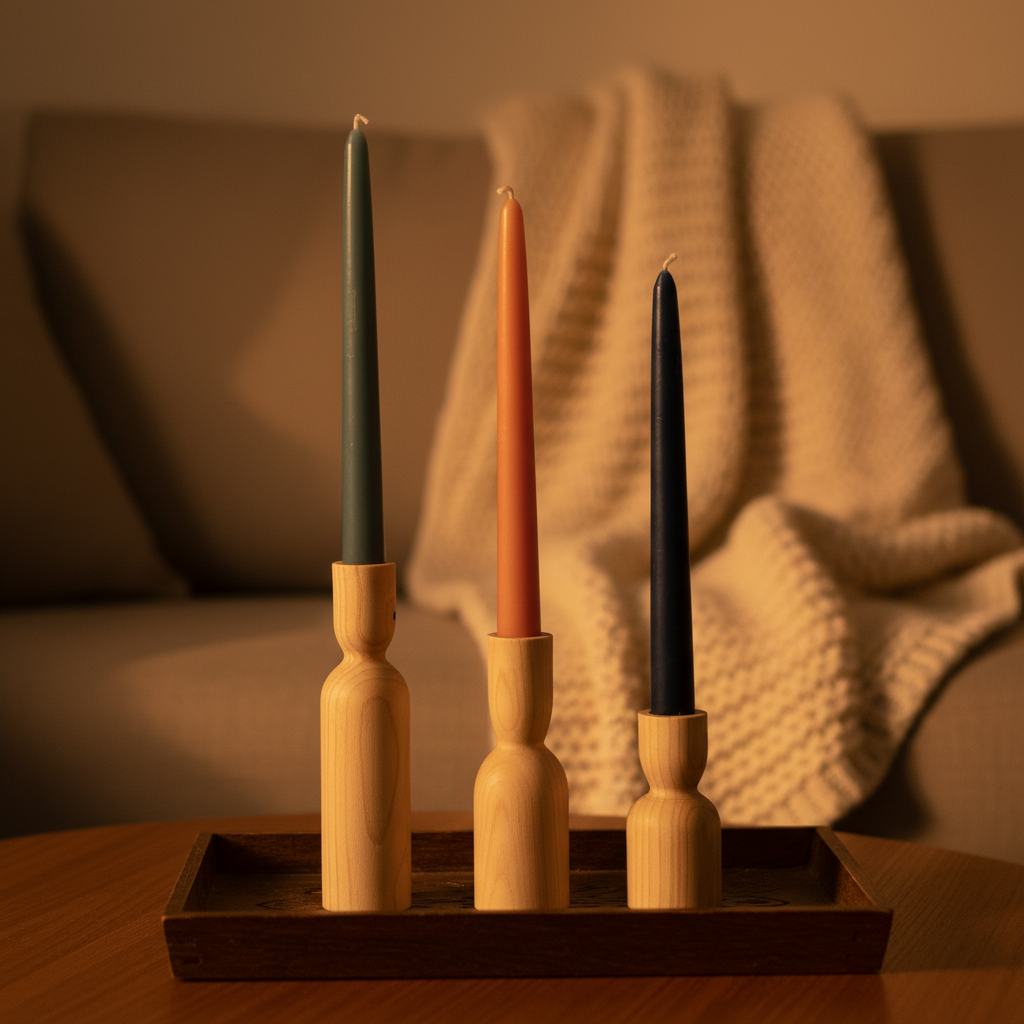 KABUQ Forma Mumluk Seti - Hygge oturma odası