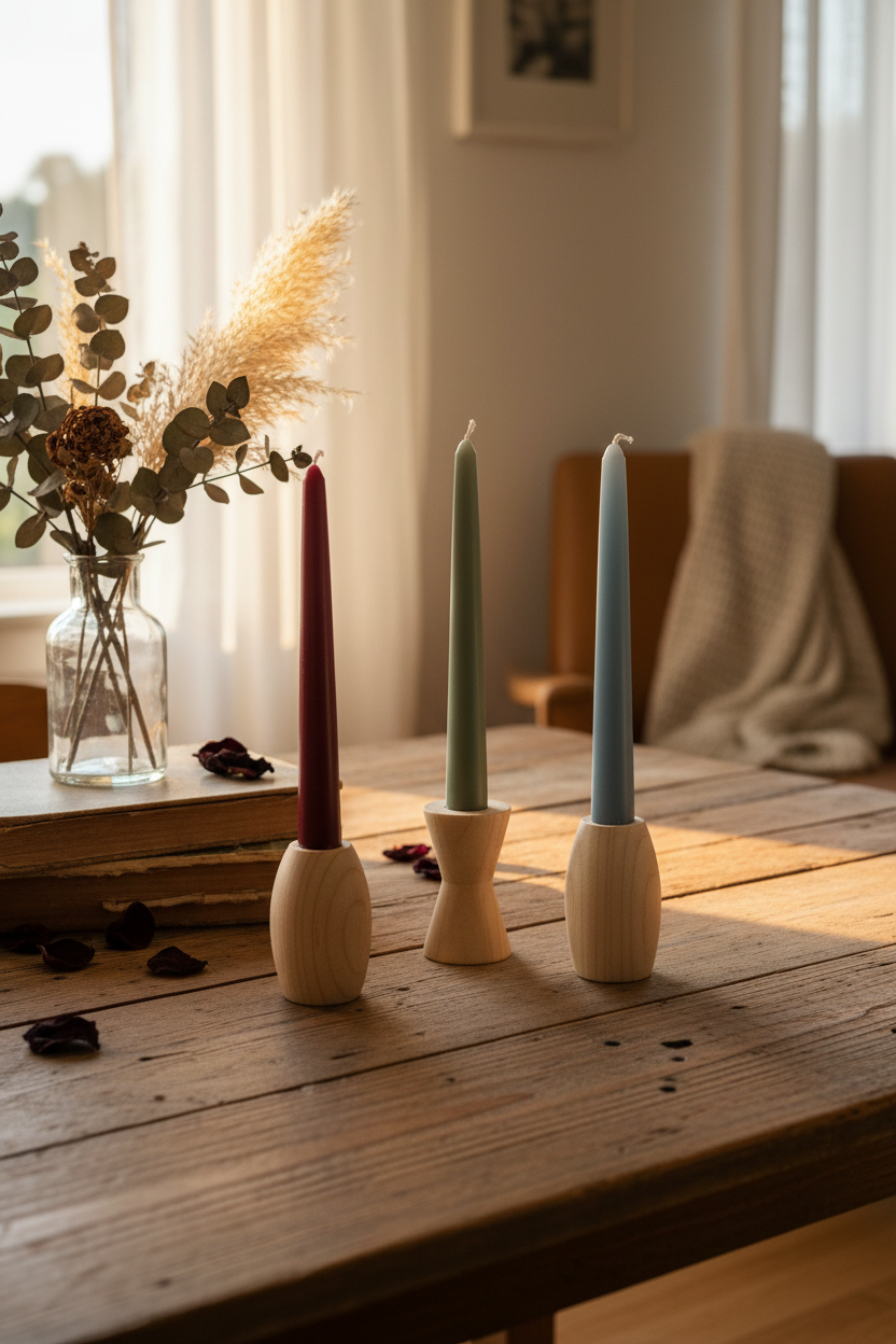 Knotwood Mumluk - Yemek Masası Stili