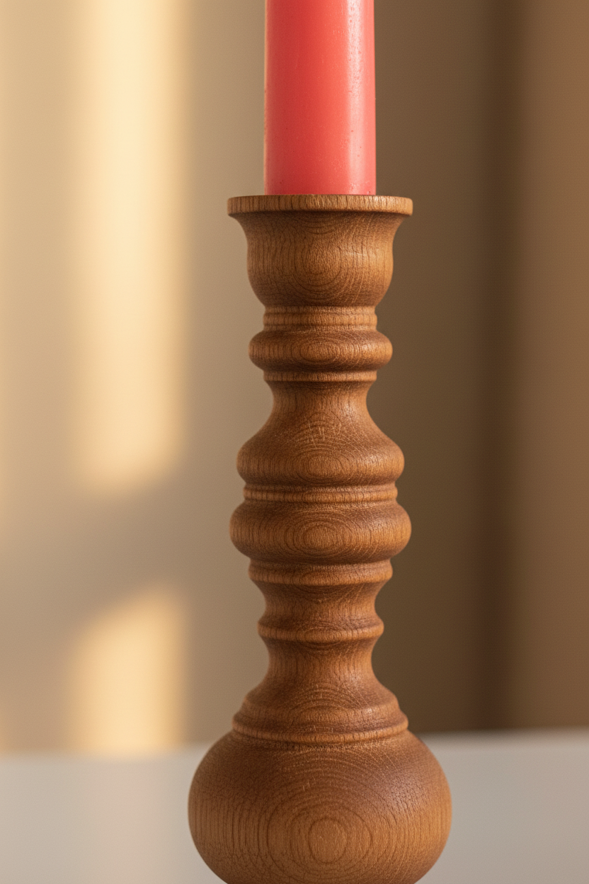 Makro pembe mum detay