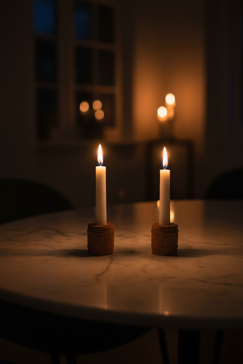 Marble Table Evening