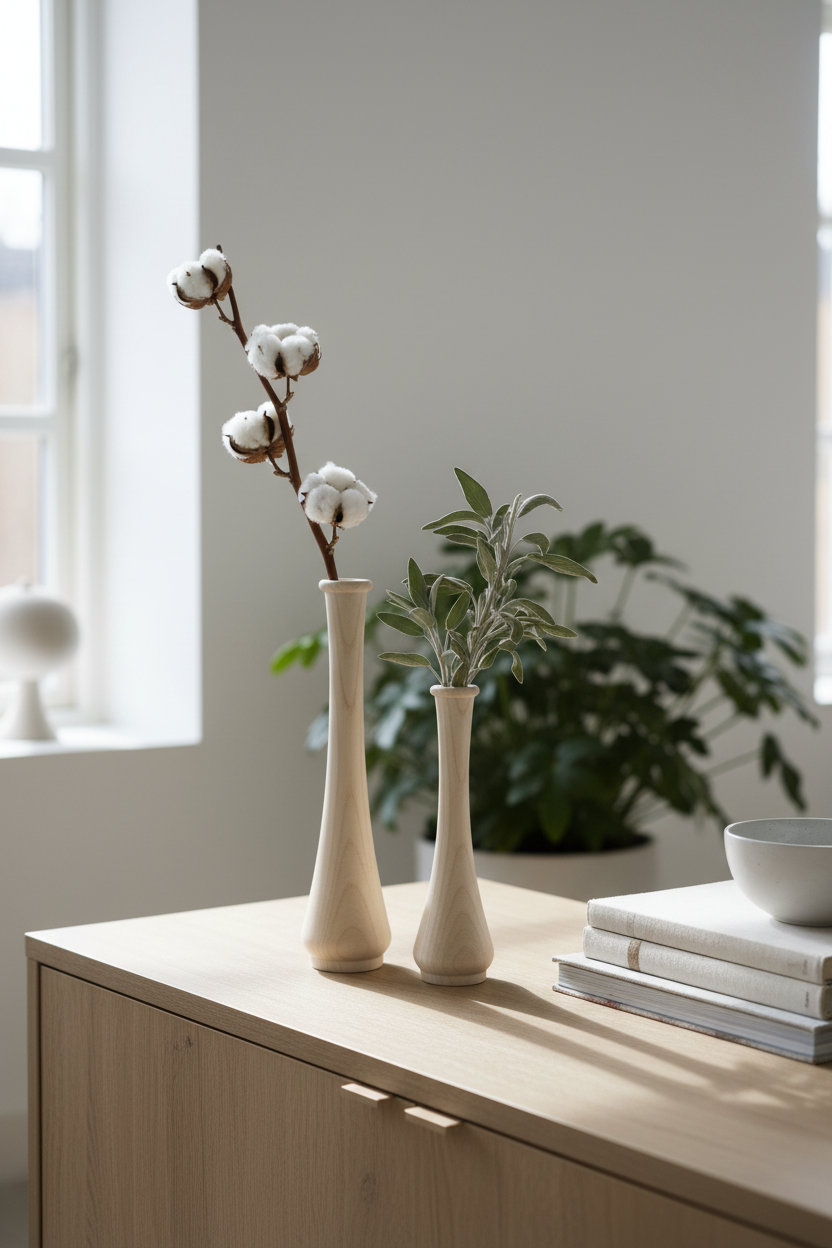 Wooden Sideboard Cotton Sage